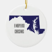 Maryland Christmas Ornament Personalisiert (Vorne)