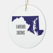 Maryland Christmas Ornament Personalisiert (Links)