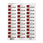 Maryland Christmas Poinsettia Rücksendeadresse Lab (Vorne)