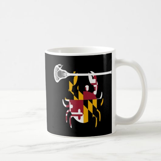 Maryland Crab Lacrosse Boys Stick LAX Sister Broth Kaffeetasse (Rechts)