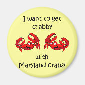 Maryland crabs magnet (Vorne)