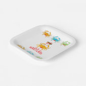 Maryland crabs pappteller (Gewinkelt)