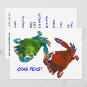 Maryland Crabs Vor und nach Einladung (Vorne/Hinten)