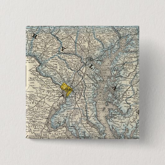 Maryland, DC und Delaware Button (Vorderseite)