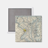 Maryland, DC und Delaware Magnet (Vorderseite/Rückseite)