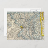 Maryland, DC und Delaware Postkarte (Vorne/Hinten)