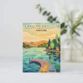 Maryland Deep Creek Lake Travel Postkarte (Stehend Vorderseite)