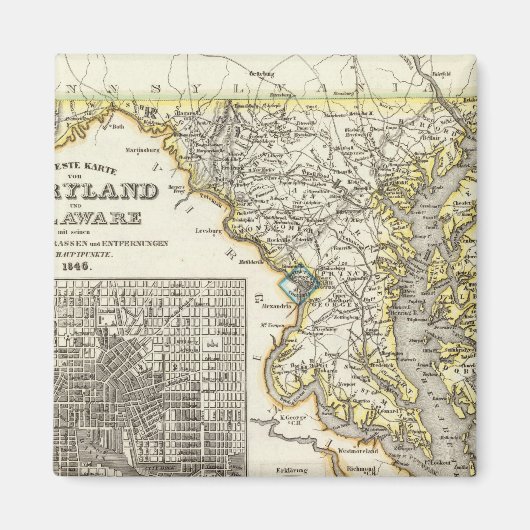 Maryland, Delaware Magnet (Vorne)