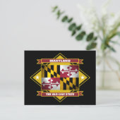 Maryland Diamond Postkarte (Stehend Vorderseite)