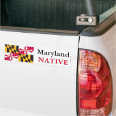 Maryland-Eingeboren-Autoaufkleber Autoaufkleber (Auf Lkw)