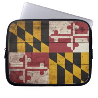 Maryland-Fahne aus altem Holz