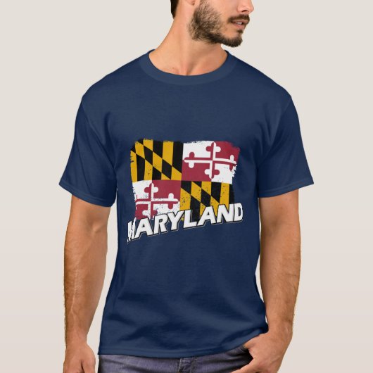 Maryland flag 1 T-Shirt (Vorderseite)