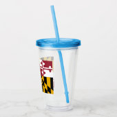 Maryland Flag Acryltrinkbecher (Links)
