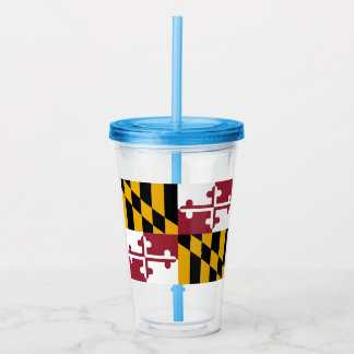 Maryland Flag Acryltrinkbecher