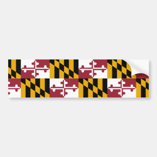 Maryland Flag Autoaufkleber