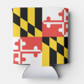 Maryland Flag Blue Crab Personalisiert Dosenkühler (Rückseite)