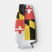 Maryland Flag Blue Crab Personalisiert Flaschenkühler (Rückseite)