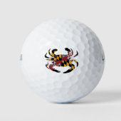 Maryland Flag Blue Crab Wilson Ultra Distance Golfball (Vorderseite)
