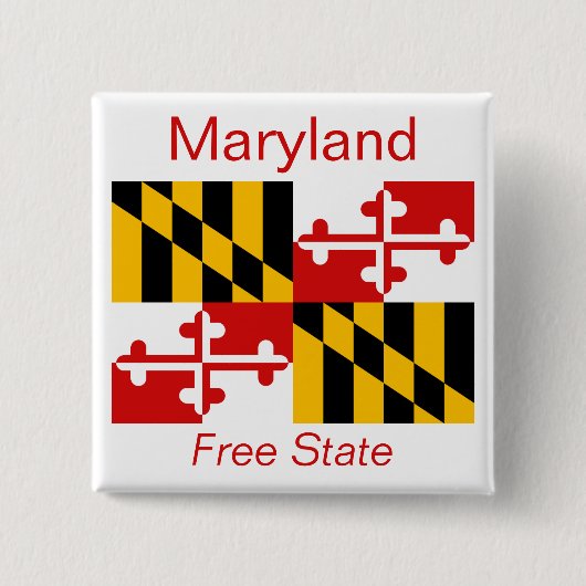 Maryland Flag Button (Vorderseite)