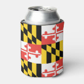 Maryland Flag Can Cooler Dosenkühler (Kanne Vorderseite)