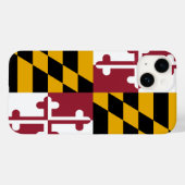 Maryland Flag Case-Mate iPhone 14 Fall Hülle (Rückseite (Horizontal))