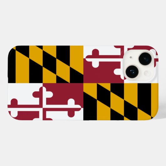 Maryland Flag Case-Mate iPhone 14 Fall Hülle (Rückseite (Horizontal))