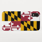 Maryland Flag Case-Mate iPhone Hülle (Rückseite (Horizontal))
