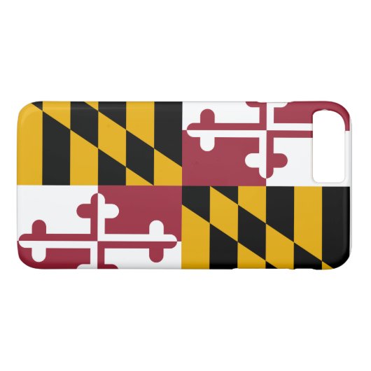 Maryland Flag Case-Mate iPhone Hülle (Rückseite (Horizontal))