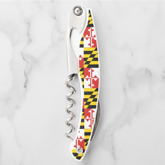 Maryland Flag Corkschraube und Flaschenöffner Kellnermesser (Vorderseite)