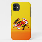 Maryland Flag Crab Case-Mate iPhone Hülle (Rückseite)