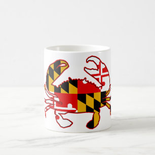 Maryland Flag Crab Kaffeetasse