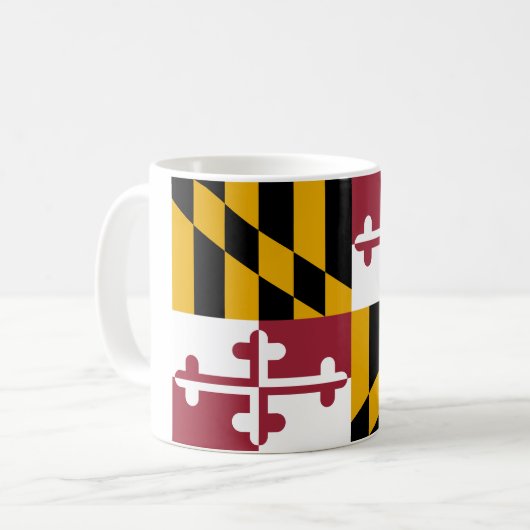 Maryland Flag Crab Kaffeetasse (Vorderseite Links)