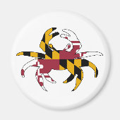 Maryland Flag Crab Magnet (Vorne)