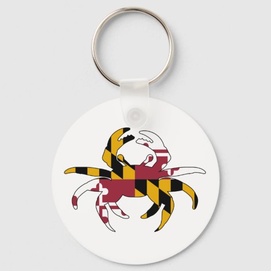 Maryland Flag Crab Schlüsselanhänger (Vorderseite)