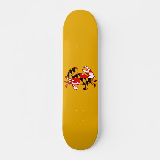 Maryland Flag Crab Skateboard (Vorne)