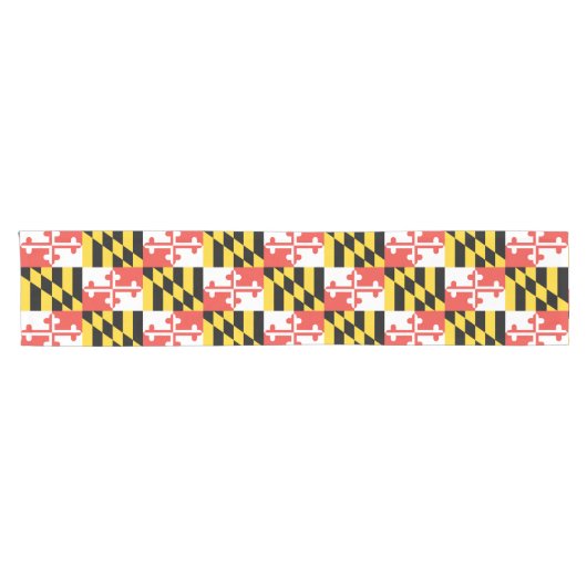 Maryland Flag Custom 14" X 72" Table Runner Kurzer Tischläufer (Horizontal)