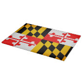 Maryland Flag Cutting Board Schneidebrett (Ecke)