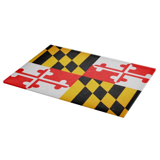 Maryland Flag Cutting Board Schneidebrett (Ecke)