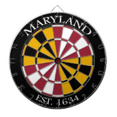 Maryland Flag Dartboard Dartscheibe (vorne)