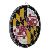 Maryland Flag Dartboard & Maryland/USA-Spielbrett Dartscheibe (Vorderseite Links)
