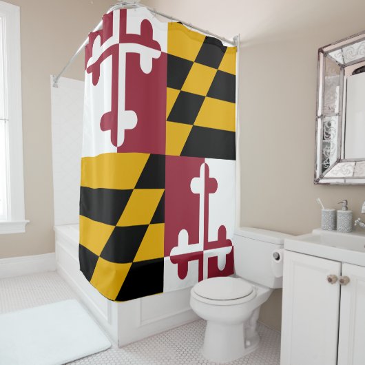 Maryland Flag Duschvorhang (Beispiel)