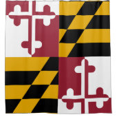 Maryland Flag Duschvorhang (Vorderseite)
