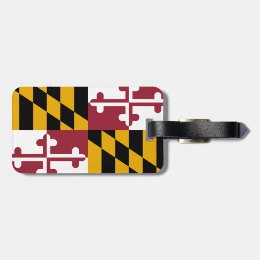 Maryland Flag Gepäckanhänger (Rückseite horizontal)