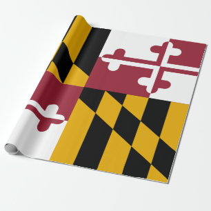 Maryland Flag Geschenkpapier