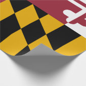 Maryland Flag Geschenkpapier (Ecke)