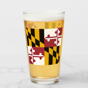 Maryland Flag Glas