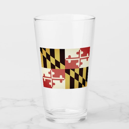 MARYLAND-Flag - Glas (Vorderseite)