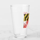 Maryland Flag Glass Cup Glas (Rechts)
