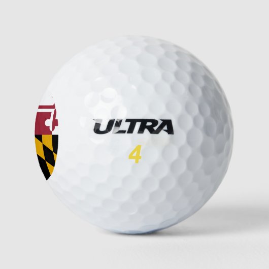 MARYLAND FLAG GOLFBALL (Logo)