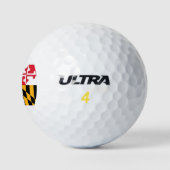 MARYLAND FLAG GOLFBALL (Logo)
